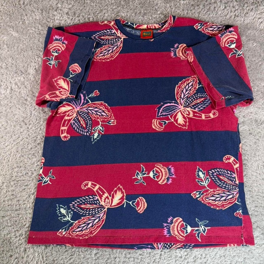 Fast striped multicoloured t-shirt